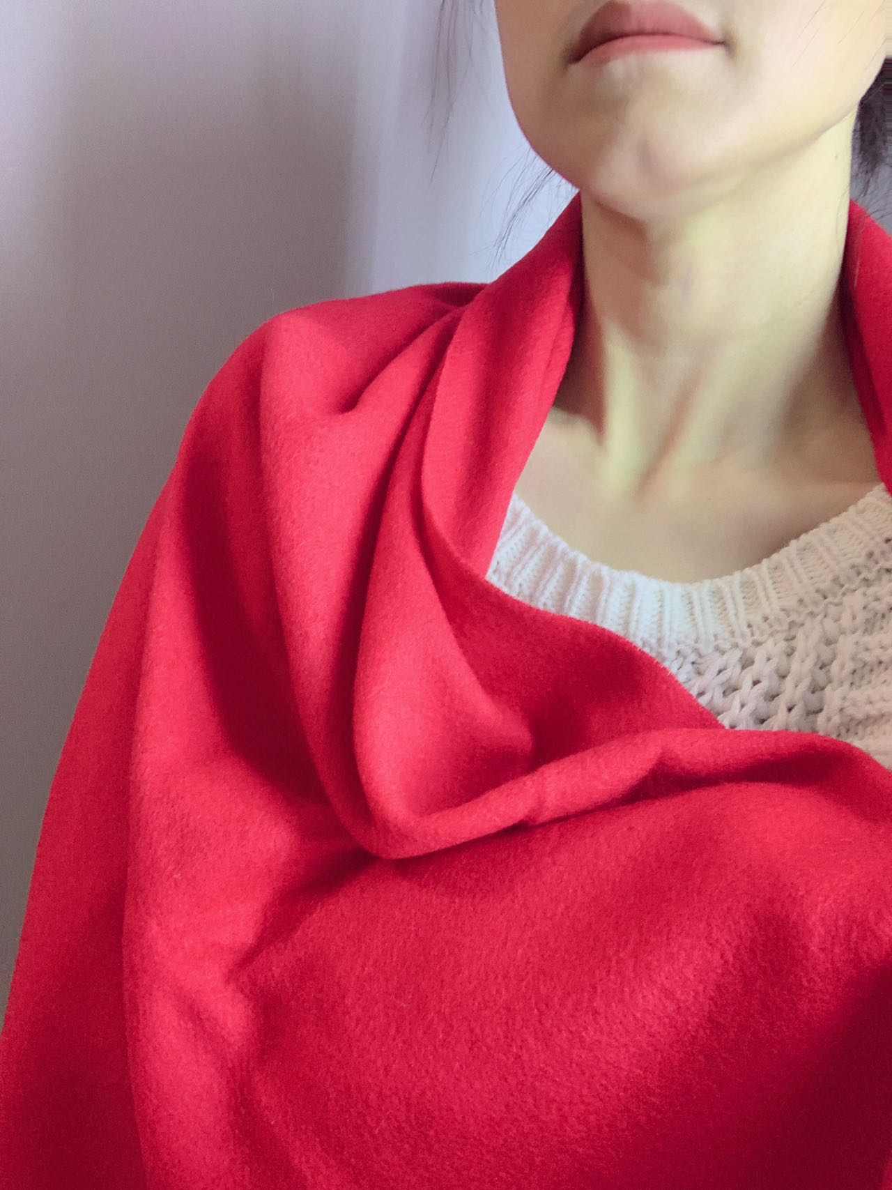 Lambswool wrap