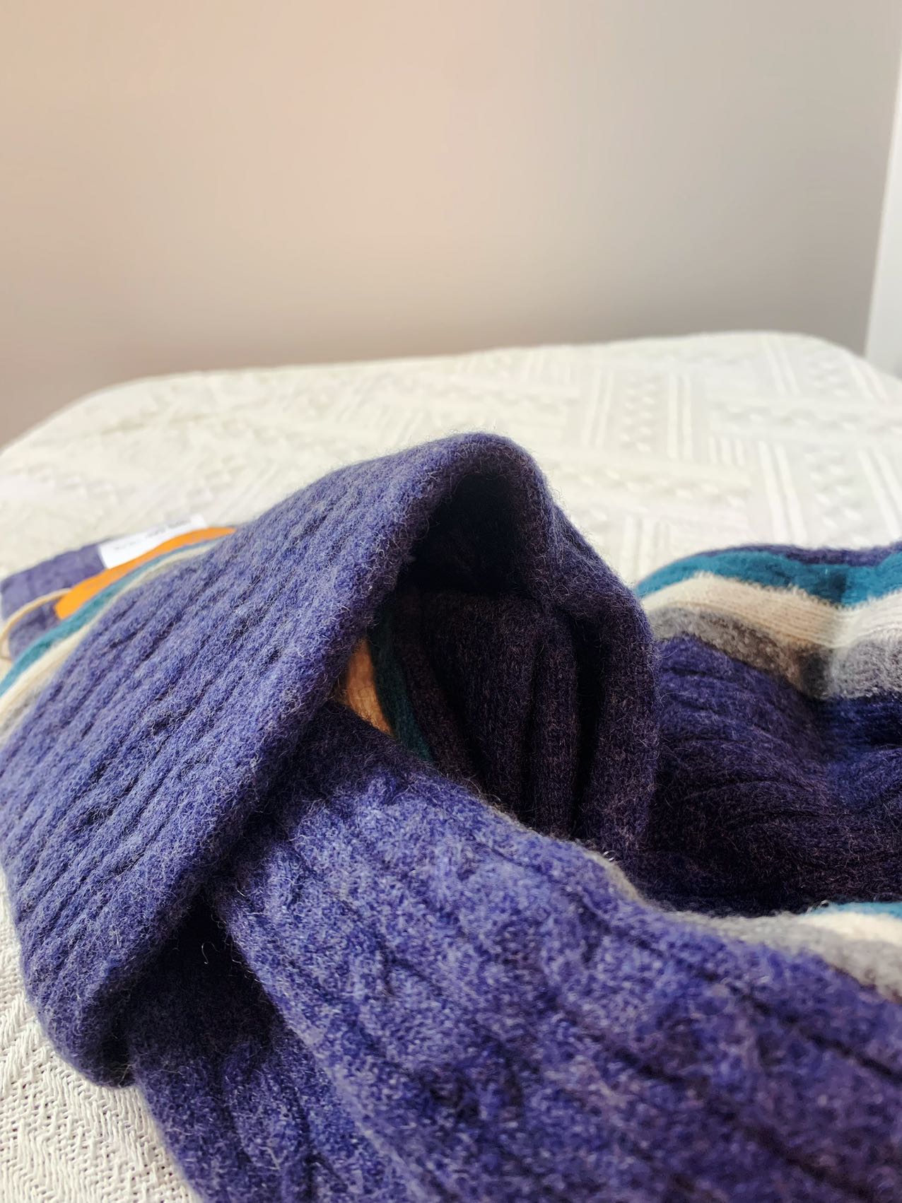 Cashmere Cable knit Scarf