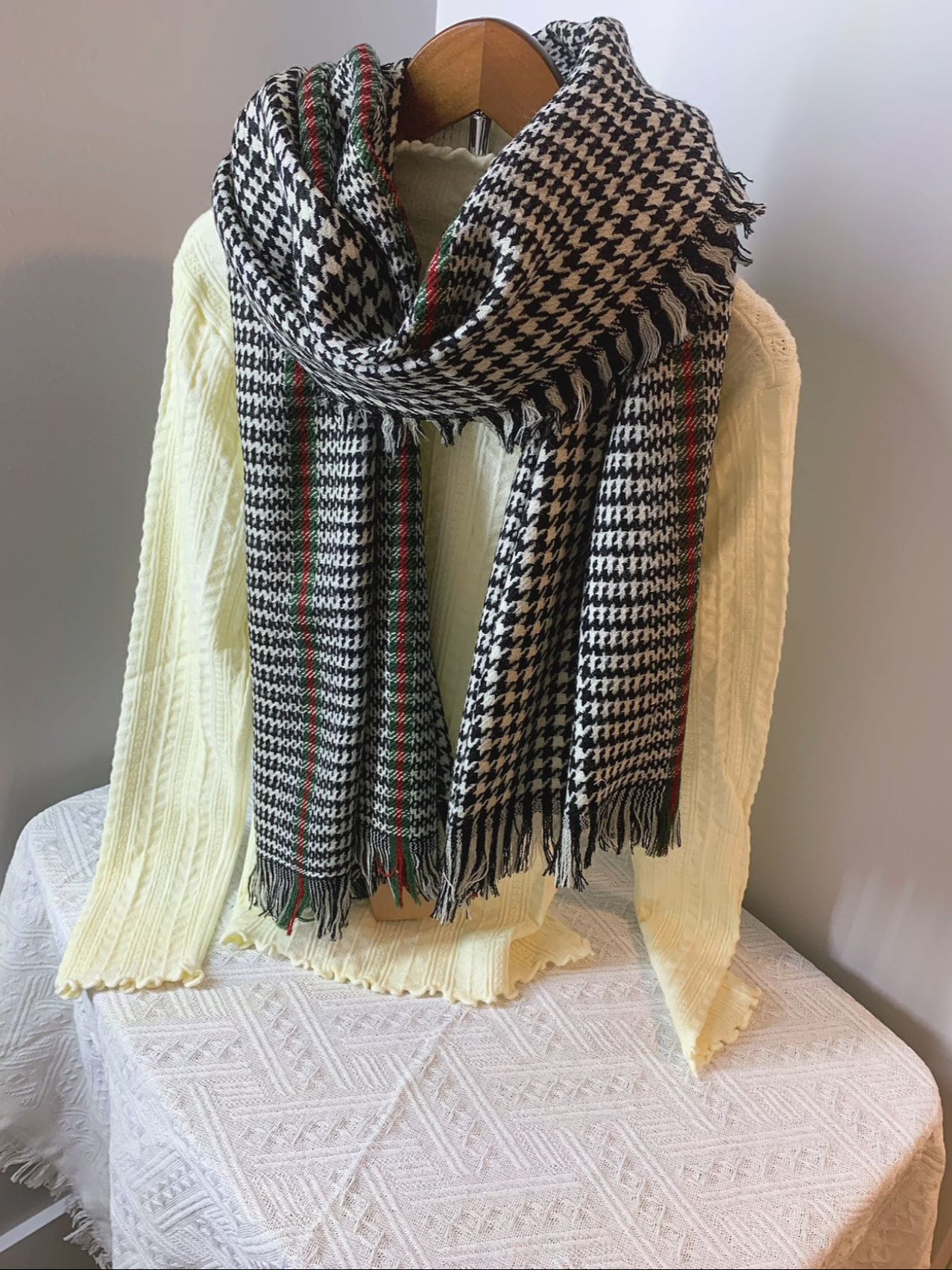 Glen Check Scarf