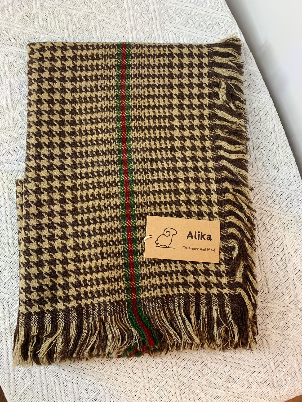Glen Check Scarf