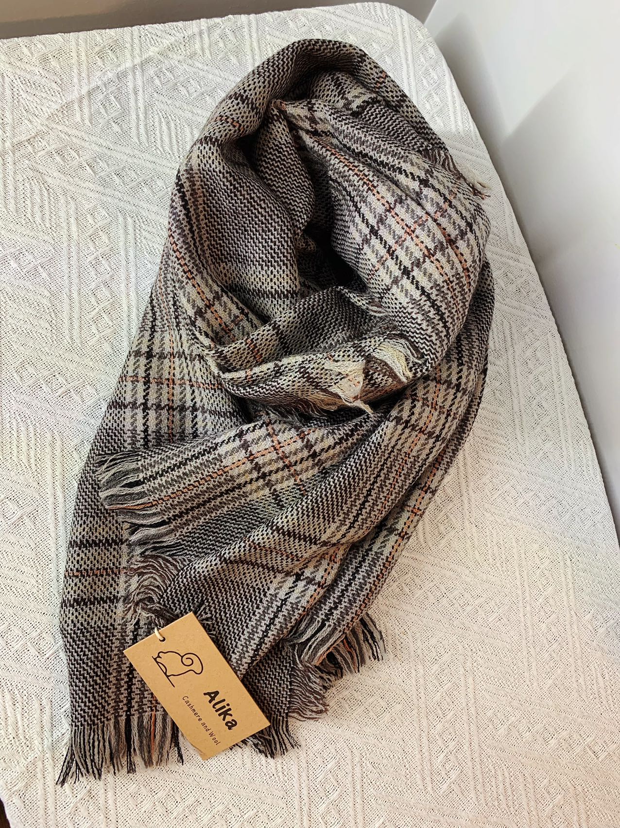 Glen Check Scarf