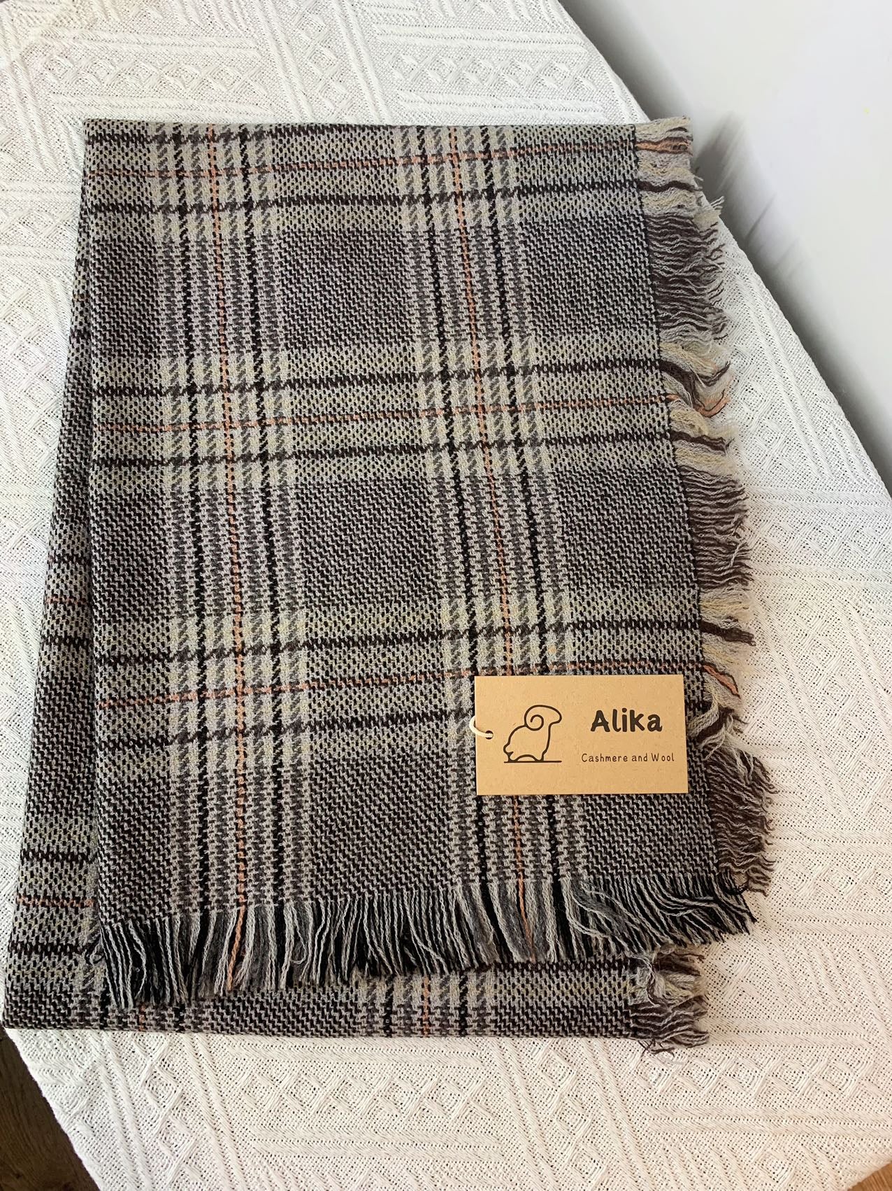 Glen Check Scarf