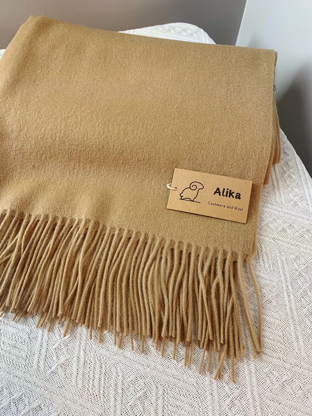 Lambswool wrap