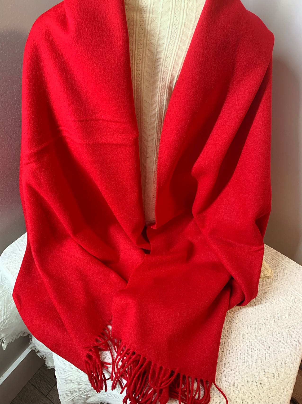 Lambswool wrap
