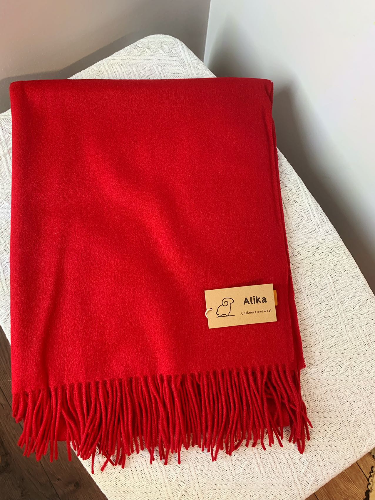 Lambswool wrap