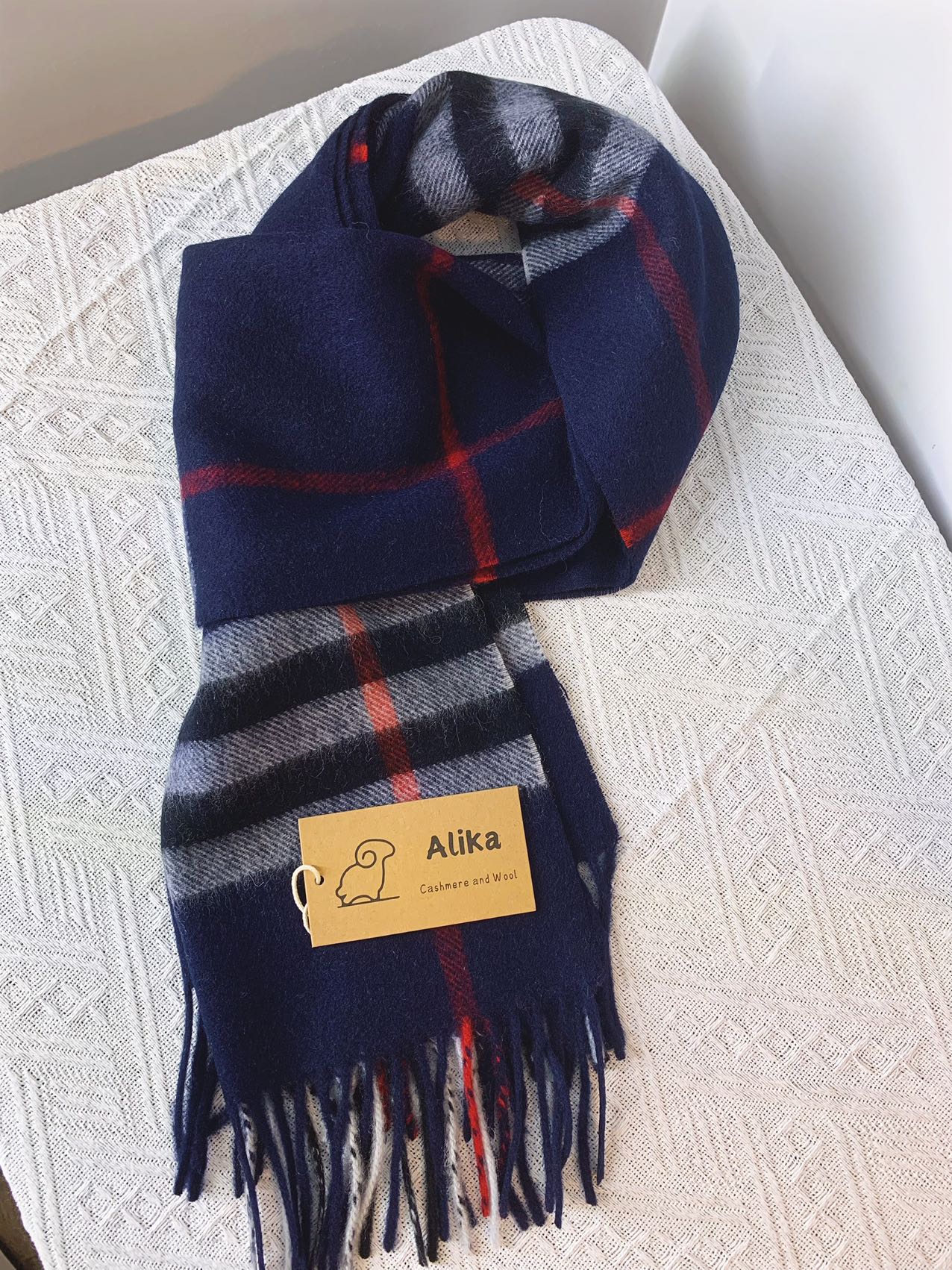 Cashmere Tartan Scarf