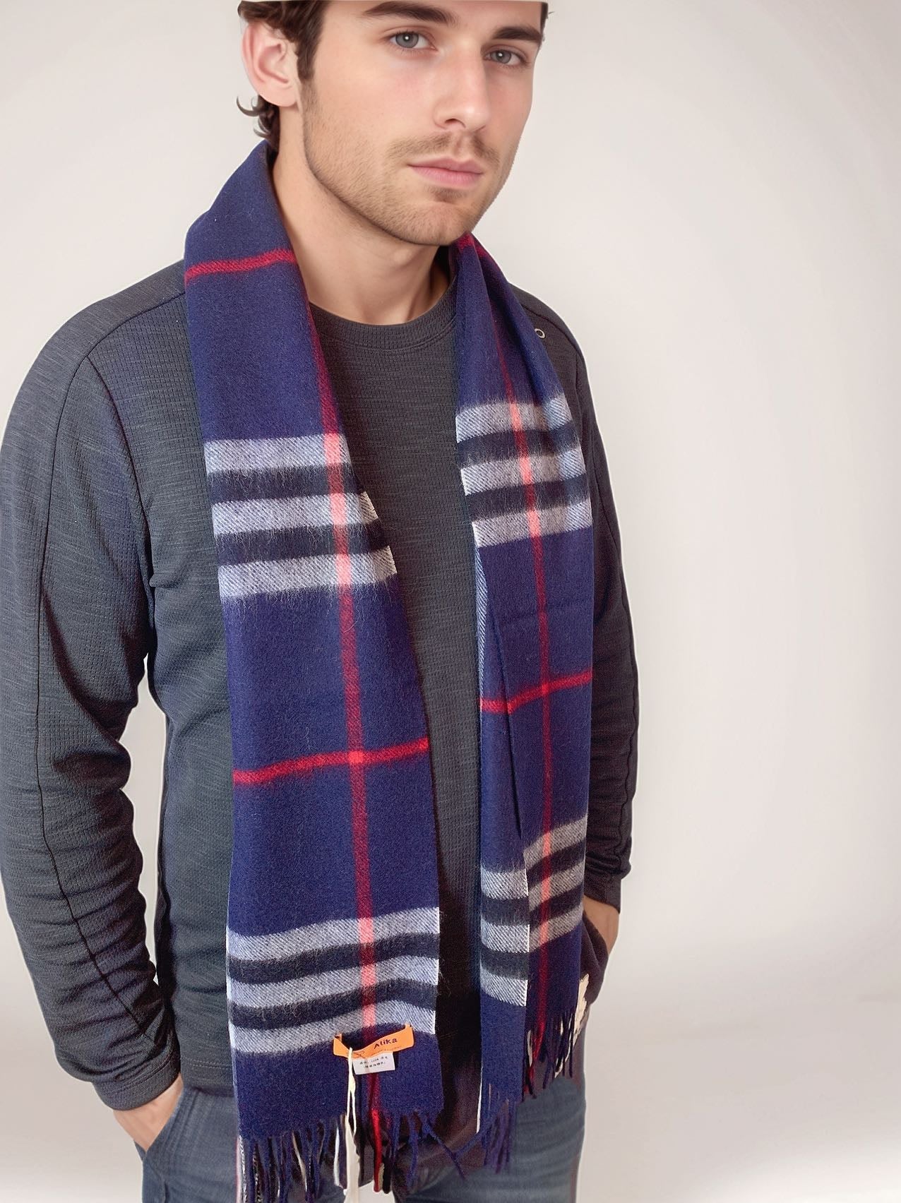Cashmere Tartan Scarf