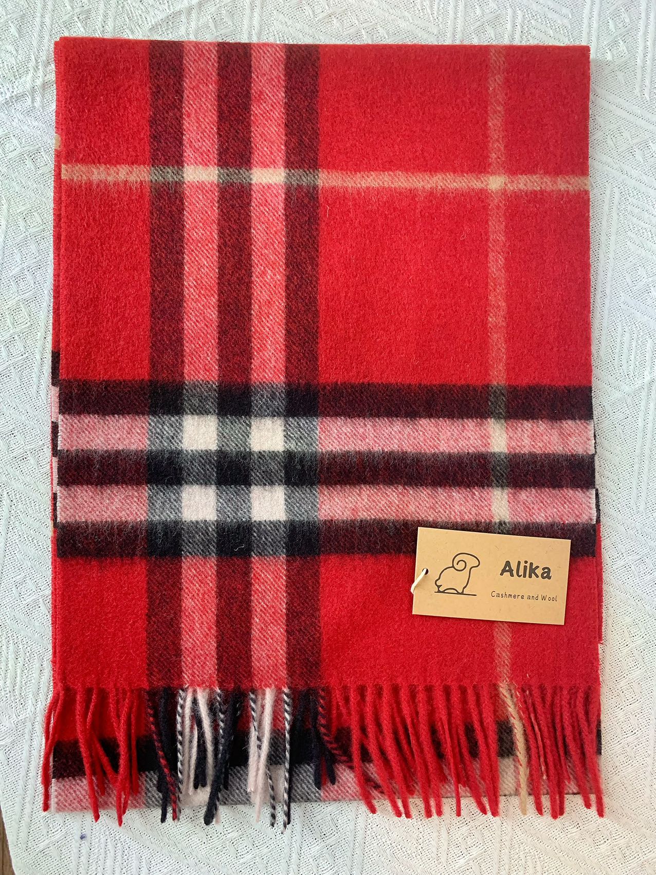 Cashmere Tartan Scarf