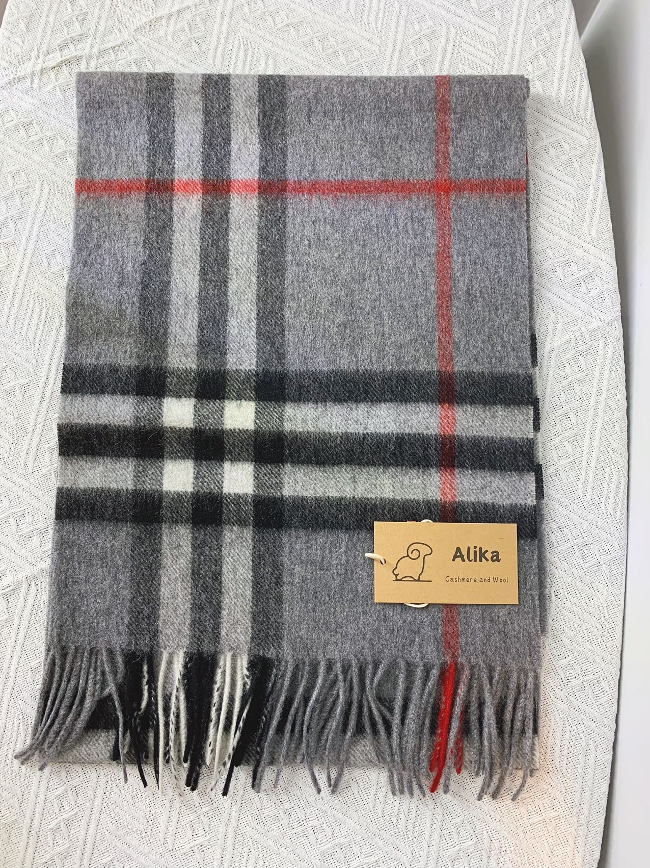 Cashmere Tartan Scarf