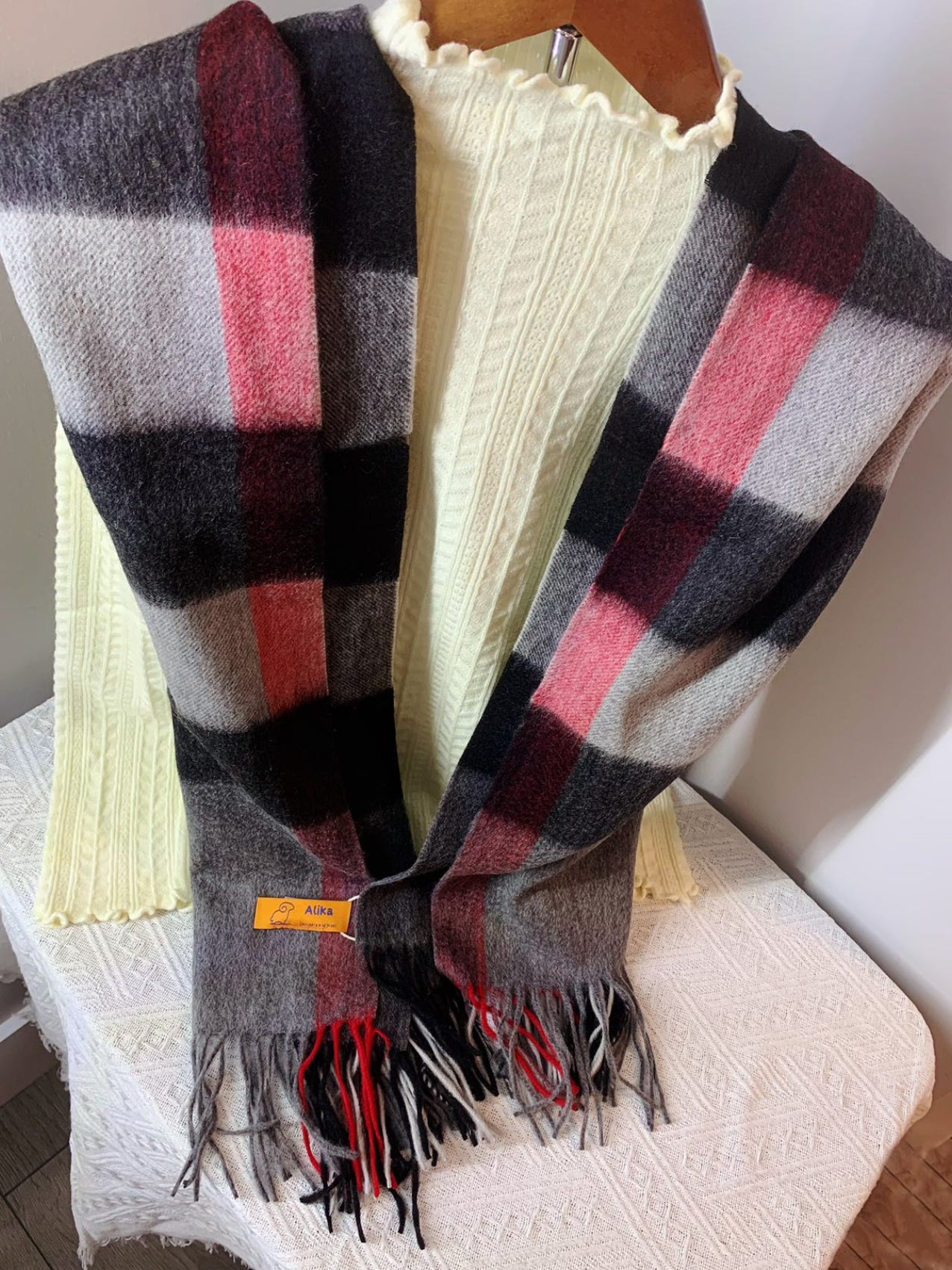 Wool shawl