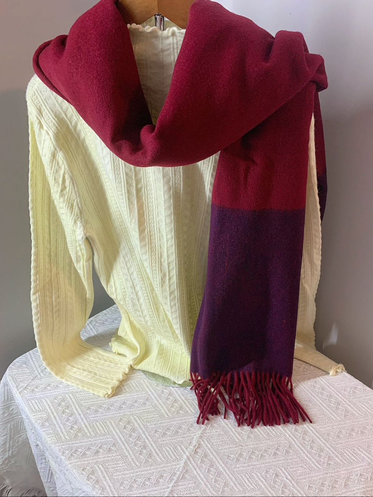 Wool shawl