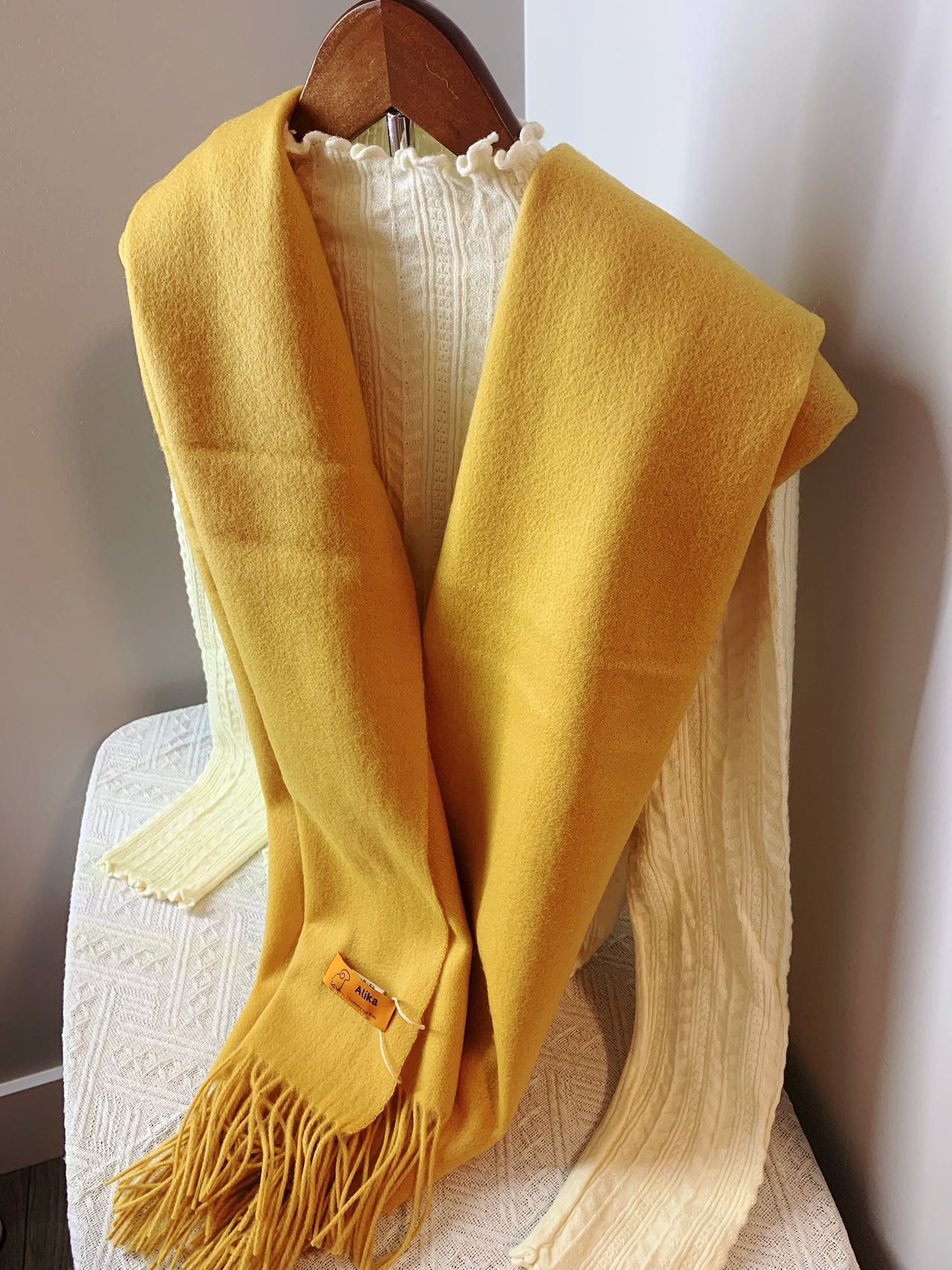Wool shawl