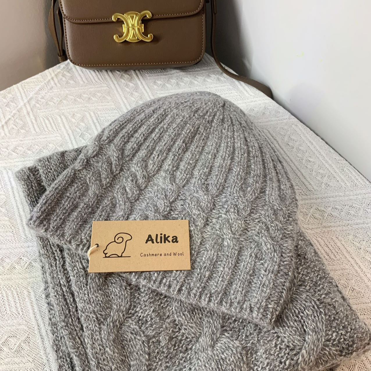 Cable knit Scarf